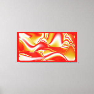 Lienzo Resumen de amor y oro en 3D Rainbowart