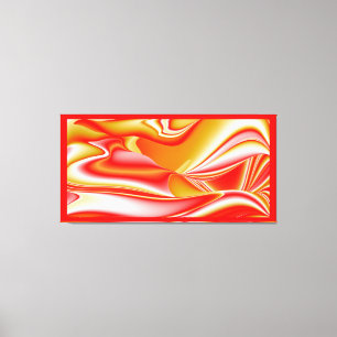 Lienzo Resumen de amor y oro en 3D Rainbowart