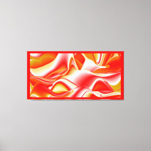 Lienzo Resumen de amor y oro en 3D Rainbowart