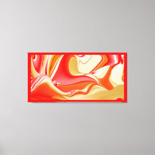 Lienzo Resumen de amor y oro en 3D Rainbowart