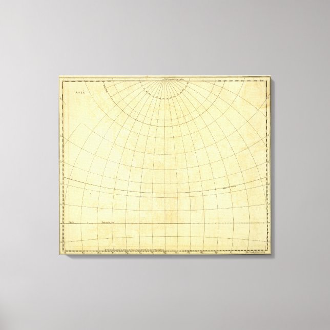 Lienzo Resumen de Asia (Anverso)