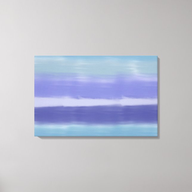 Lienzo Resumen de azul morado de alma (Anverso)