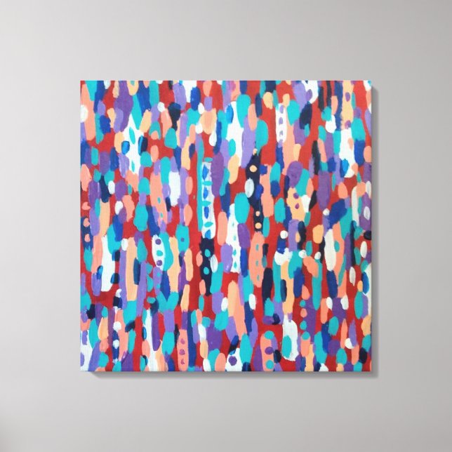 Lienzo Resumen de baile de hielo (Anverso)