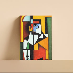 Lienzo Resumen de Bartender Cubist