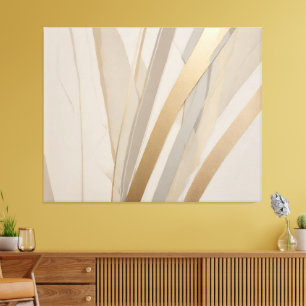 Lienzo Resumen de Beige Gold Tan Gray