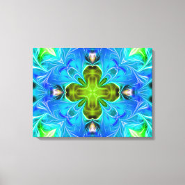 Lienzo Resumen de brillo azul