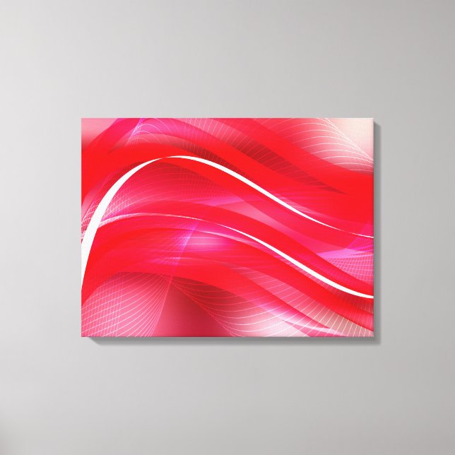 Lienzo Resumen de canvas Art-Red (Anverso)