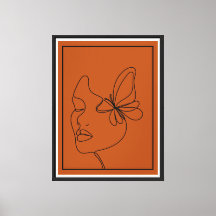Resumen de cara con línea de mariposa Imprimir - M