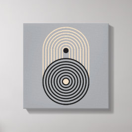 Lienzo Resumen de círculos geométricos y arcos