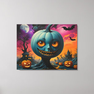 Lienzo Resumen de diseño de Halloween