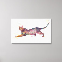 Lienzo Resumen de gato