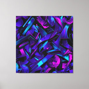 Lienzo Resumen de Graffiti Street Swirl