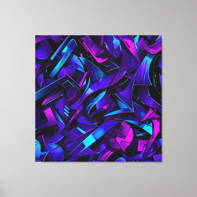 Lienzo Resumen de Graffiti Street Swirl (Anverso)