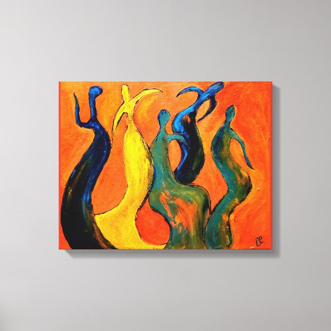 Lienzo Resumen de la celebración (Anverso)