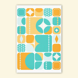 Lienzo Resumen de la Edad Atómica a mediados de siglo Ver