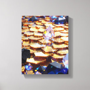 Lienzo Resumen de la fantasía de lujo Gemstone