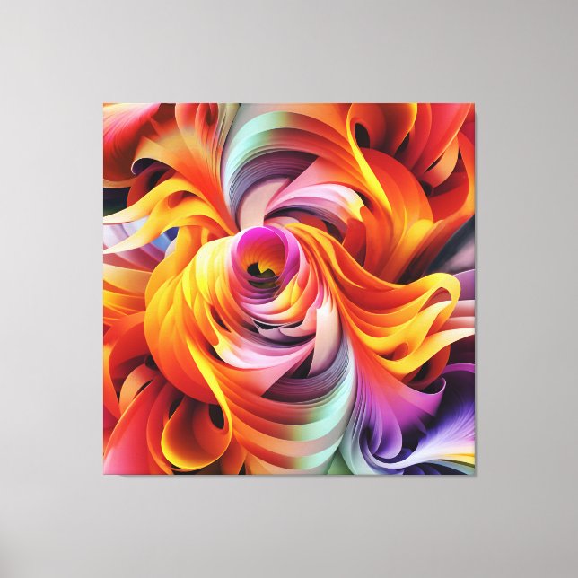 Lienzo Resumen de las formas de rotación (Anverso)