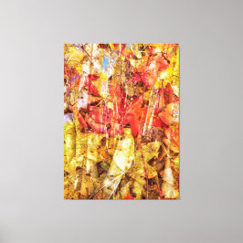 Lienzo Resumen de las hojas caídas