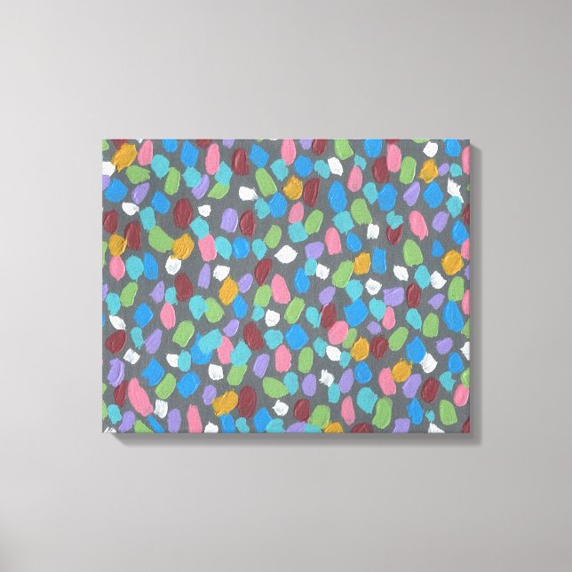 Lienzo Resumen de las hojas de otoño (Anverso)