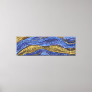 Lienzo Resumen De Las Ondas Fracturadas De La Capa De Mar