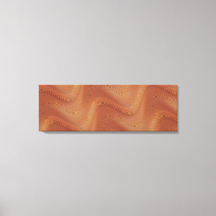 Lienzo Resumen de líneas de patrón ondulado a rayas -