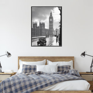Lienzo Resumen de los años 1960 Londres Street Canvas