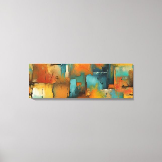 Lienzo Resumen de los recortes de otoño (Anverso)