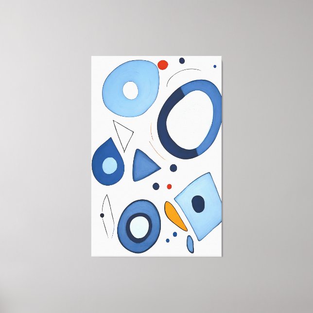 Lienzo Resumen de los sueños de punto cuántico (Anverso)