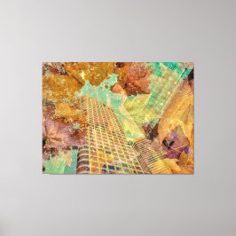 Lienzo Resumen de otoño