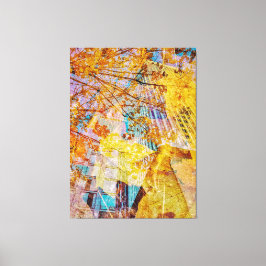 Lienzo Resumen de otoño