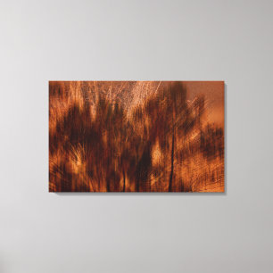 Lienzo Resumen de otoño - Marrón