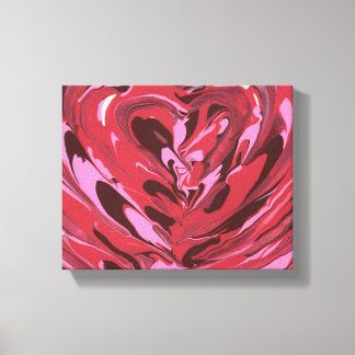 Lienzo Resumen de pintura cardíaca