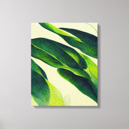 Lienzo Resumen de plantas pintando pintura mural