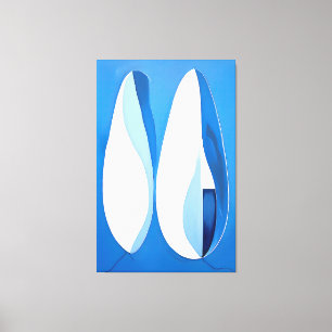 Lienzo Resumen de Serenade Geométrica de Azure