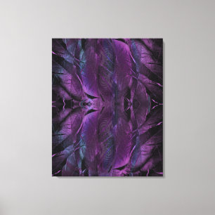 Lienzo Resumen de textura violeta morada azul de plumas n