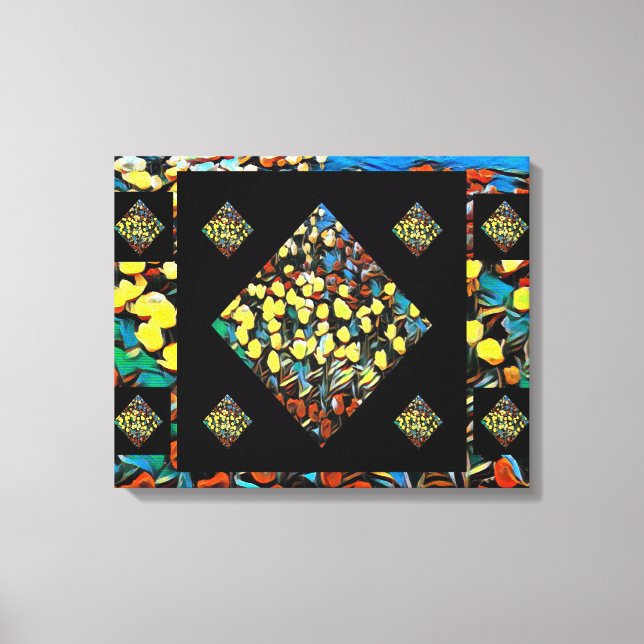 Lienzo Resumen de Tulip Canvas Print con Dreaming (20 X 1 (Anverso)