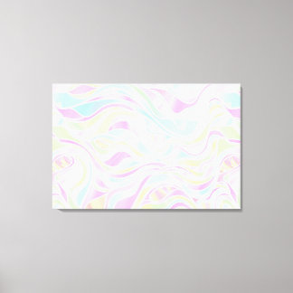 Lienzo Resumen de Vidrio Manchado Psicodelic Pastel