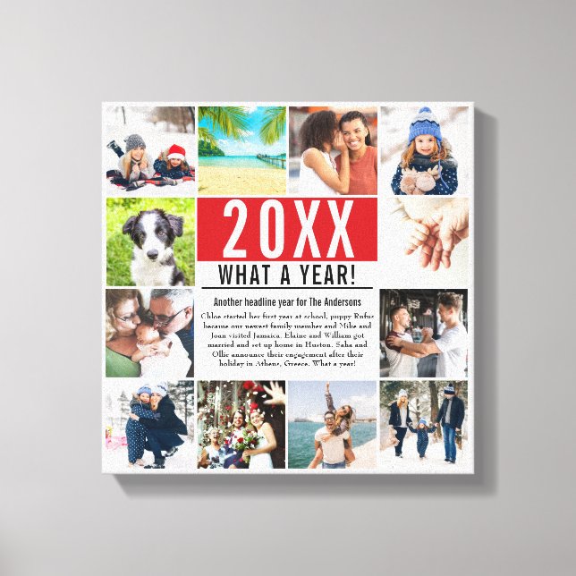 Lienzo Resumen del año de Modern Family en 12 fotos (Anverso)