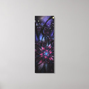 Lienzo Resumen del diseño de flor fractal.