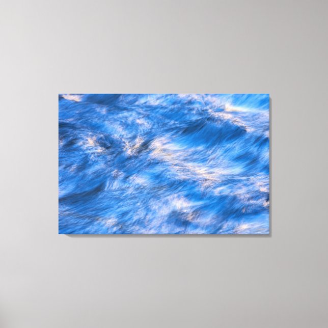 Lienzo Resumen del flujo de agua (Anverso)