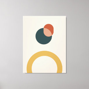 Lienzo Resumen del fondo del patrón geométrico