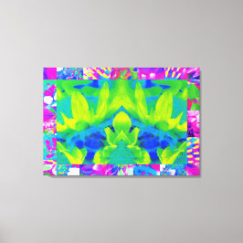 Lienzo Resumen del mosaico del Sunflower Garden Collage