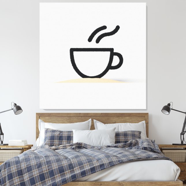Lienzo Resumen Diseño de la Copa de Café (Insitu(Dormitorio))