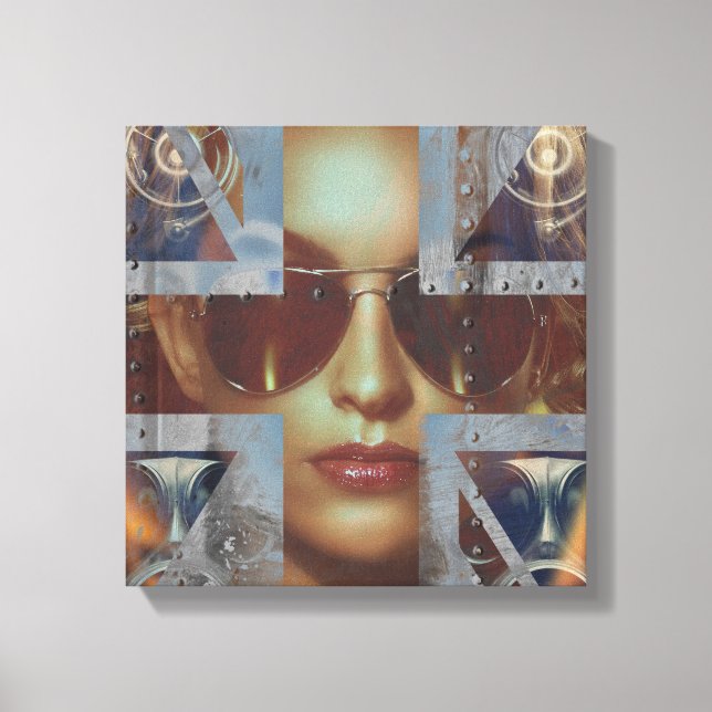 Lienzo Resumen Lady Wraped Canvas (Anverso)