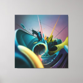 Lienzo Resumen moderno de arte-estallido de ⚡ de energía