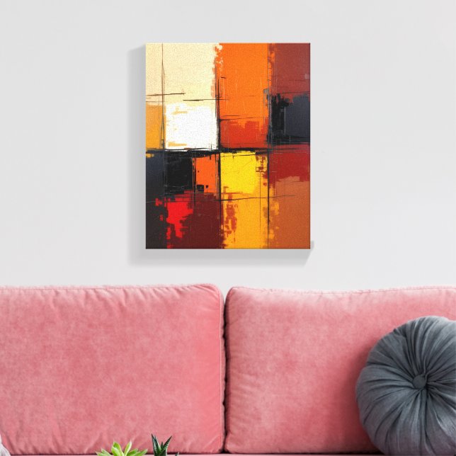 Lienzo Resumen otoñal (Insitu (Sala de estar))