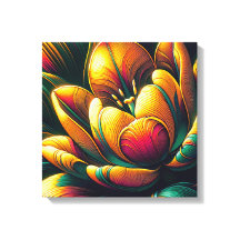 Resumen radiante Tulip Bloom