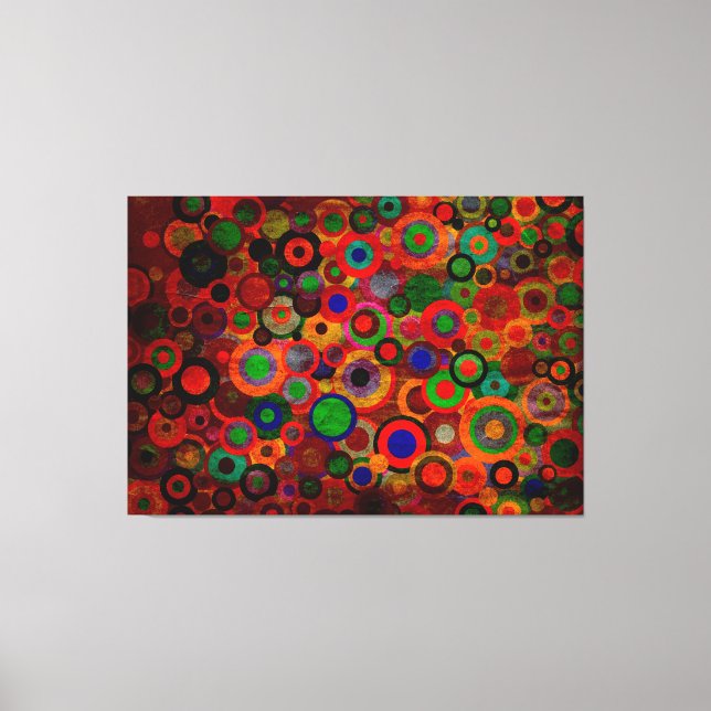 Lienzo Resumen retro (Anverso)