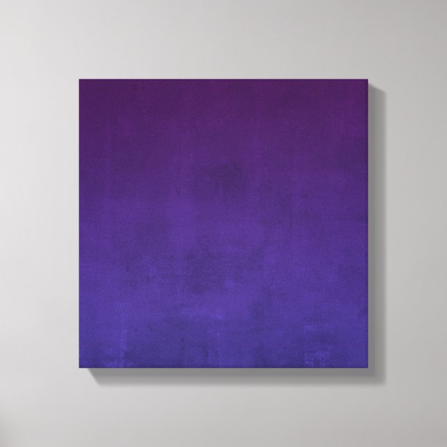 Lienzo Resumen rústico simple morado azul (Anverso)