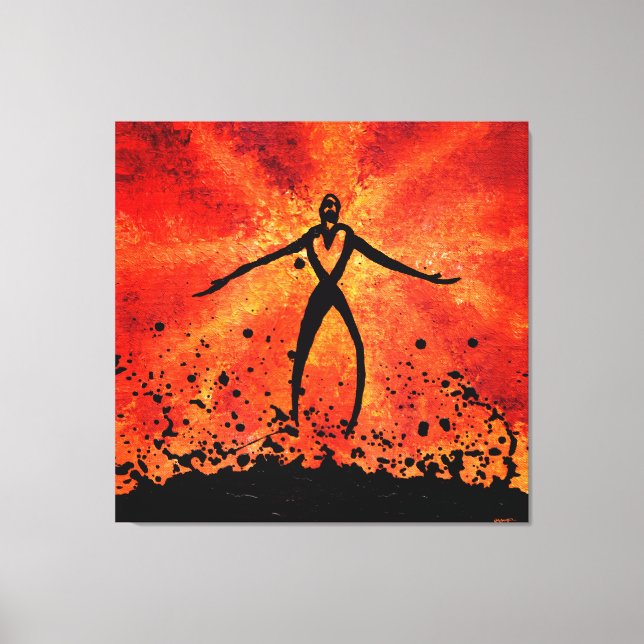 Lienzo Resurrección (lienzo envuelto) (Anverso)